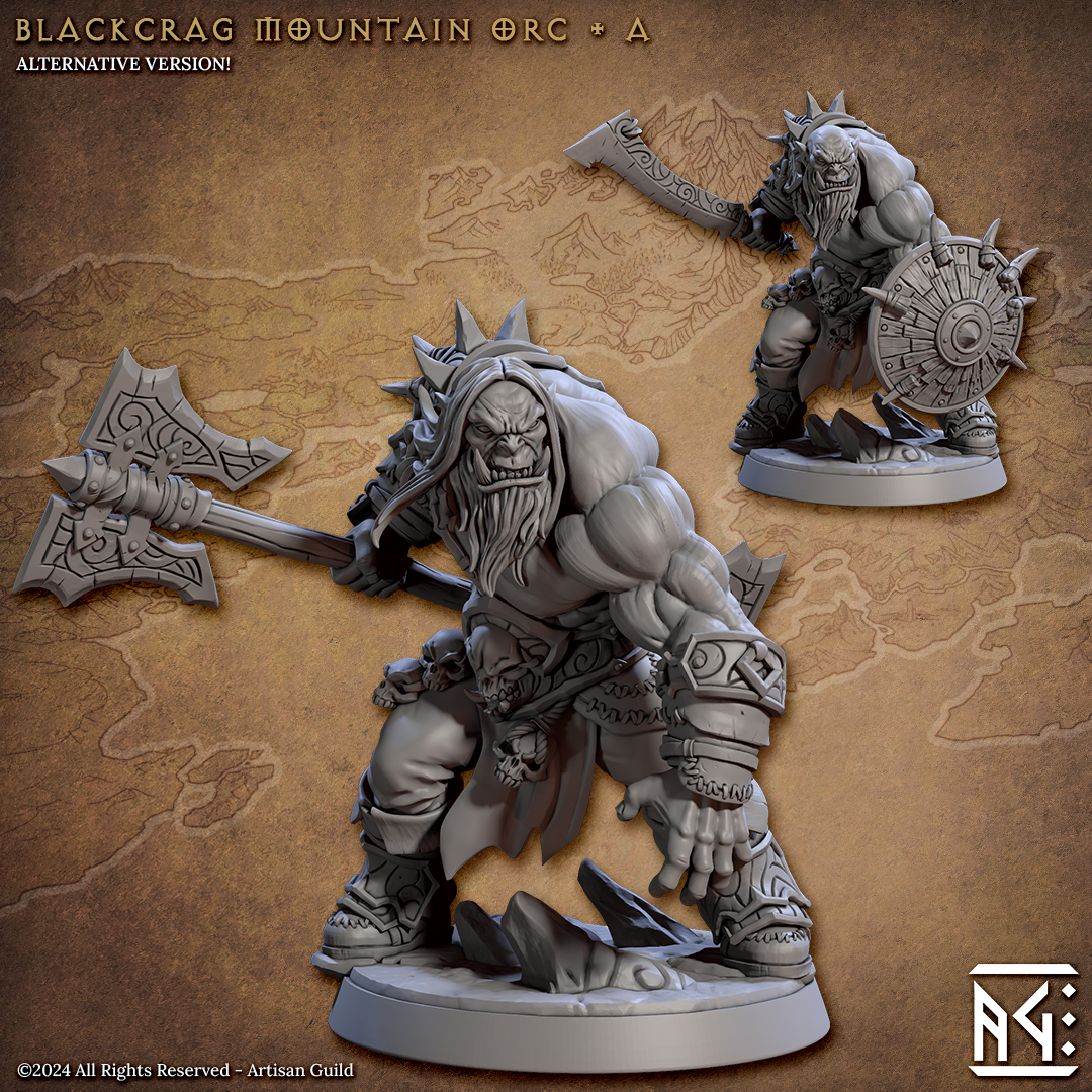 Blackcrag Mountain Orc - A (Blackcrag Orcs)